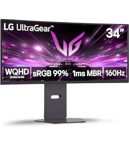 Amazon.com: LG 34GL750-B 34 inch 21: 9 Ultragear Curved Wfhd (2560